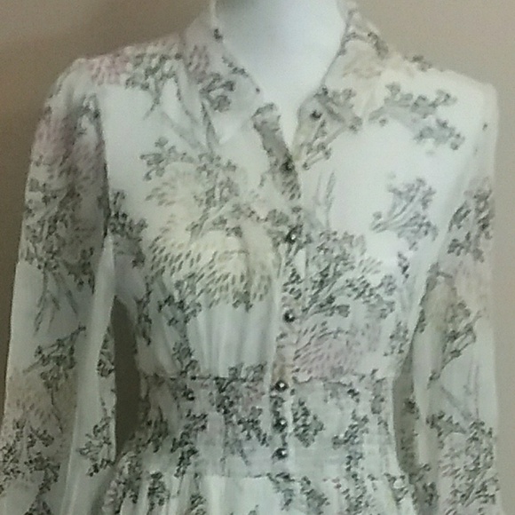 🆕Free People Floral Peasant Dress - Picture 4 of 7